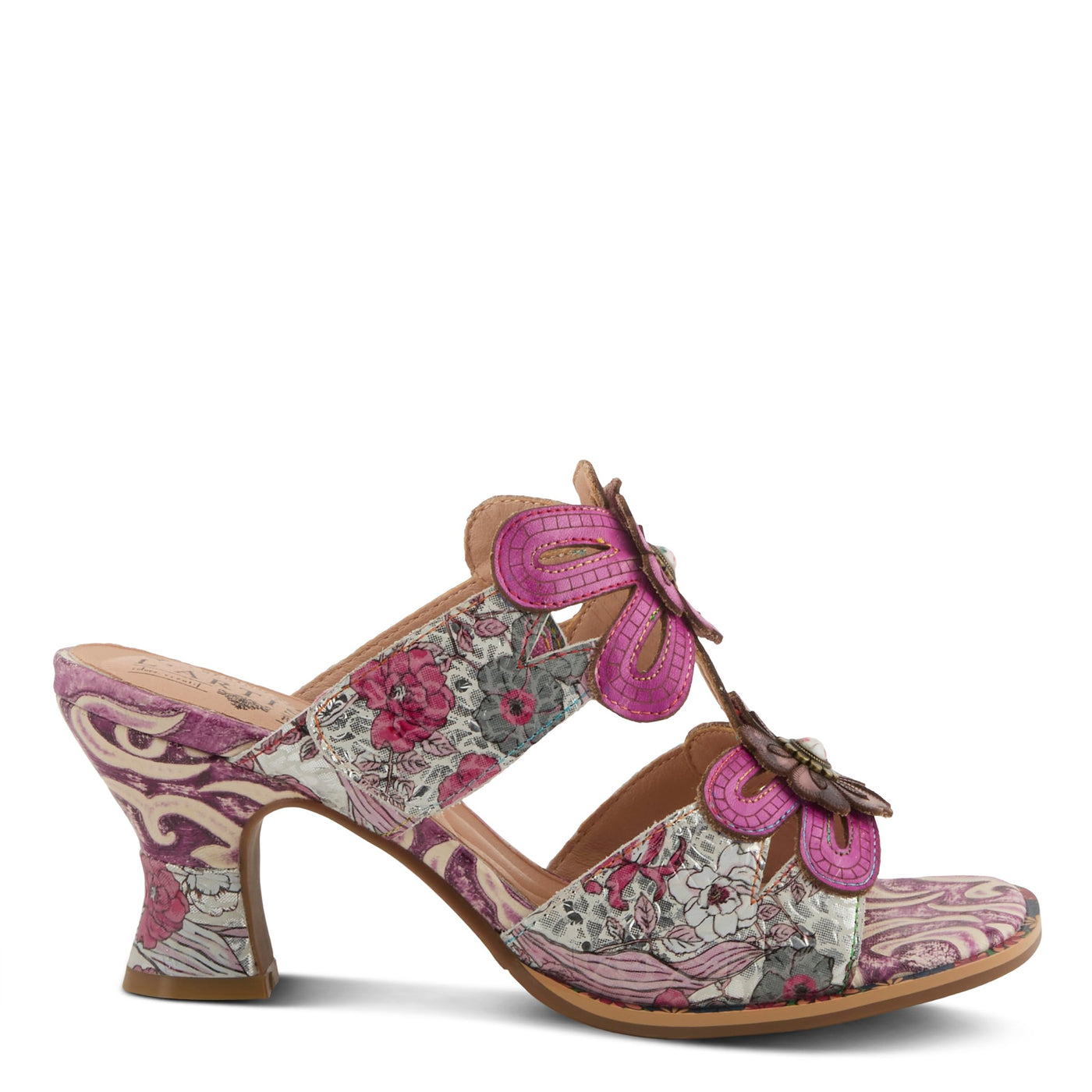 L'Artiste by Spring Step Women's Alania Sandal, Purple Multi, 8.5