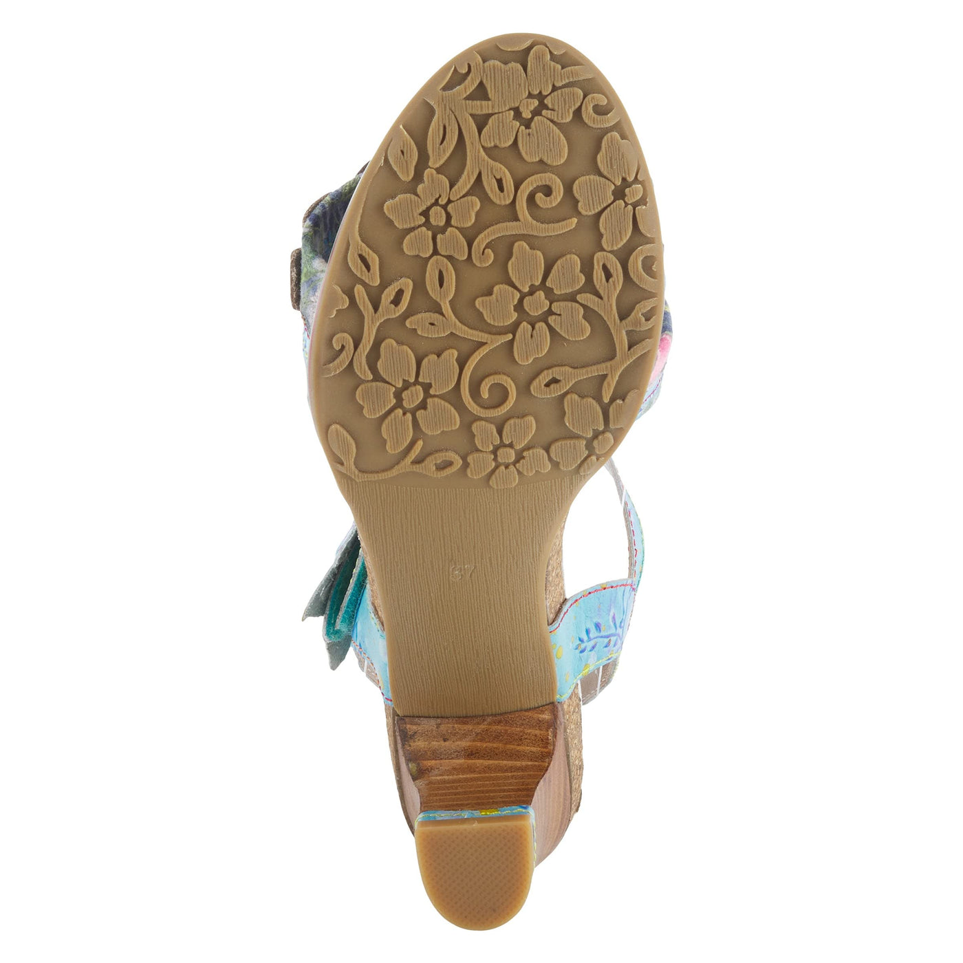 L'Artiste by Spring Step Chagell Blue Multi EU 38 (US Women's 7.5-8) M