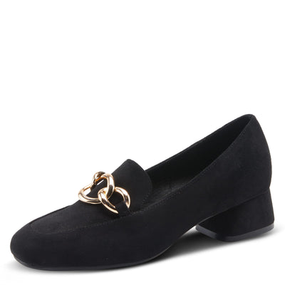PATRIZIA Women's Grandloaf Loafer Black EU 39 / US 8.5