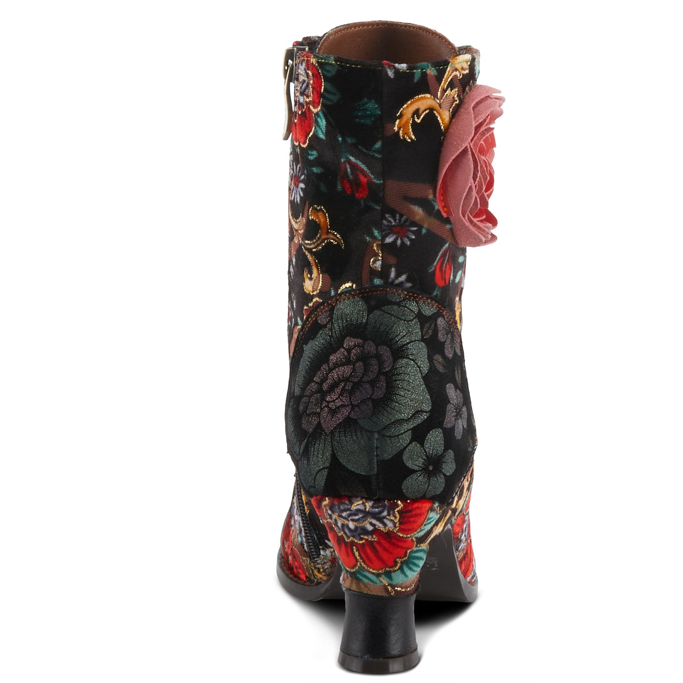 L'Artiste by Spring Step Women's Roselia Fashion Boot, Black Multi, 10.5-11
