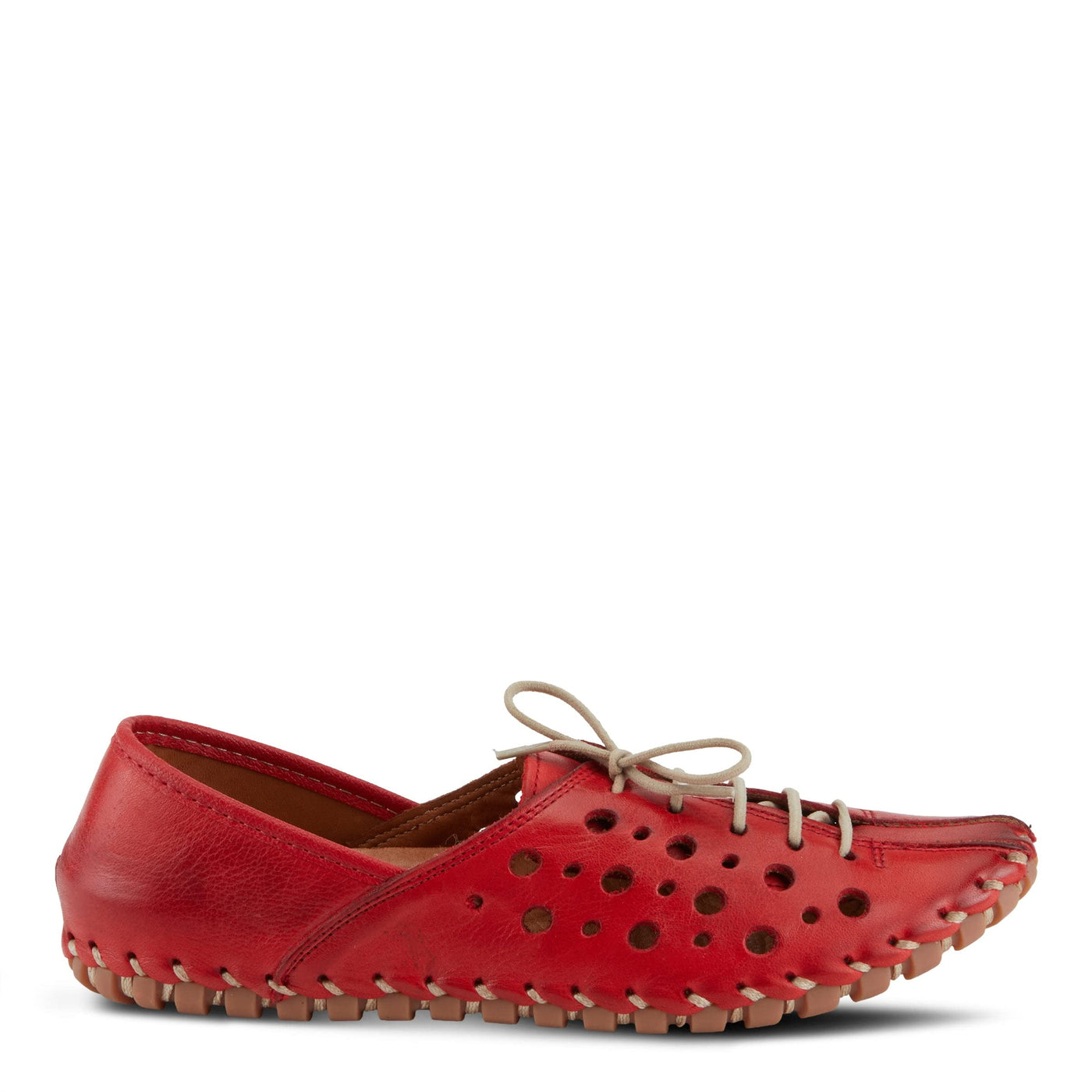 Spring Step Women's Moonwalk Slip-On Shoe Red EU 37 / US 6.5-7