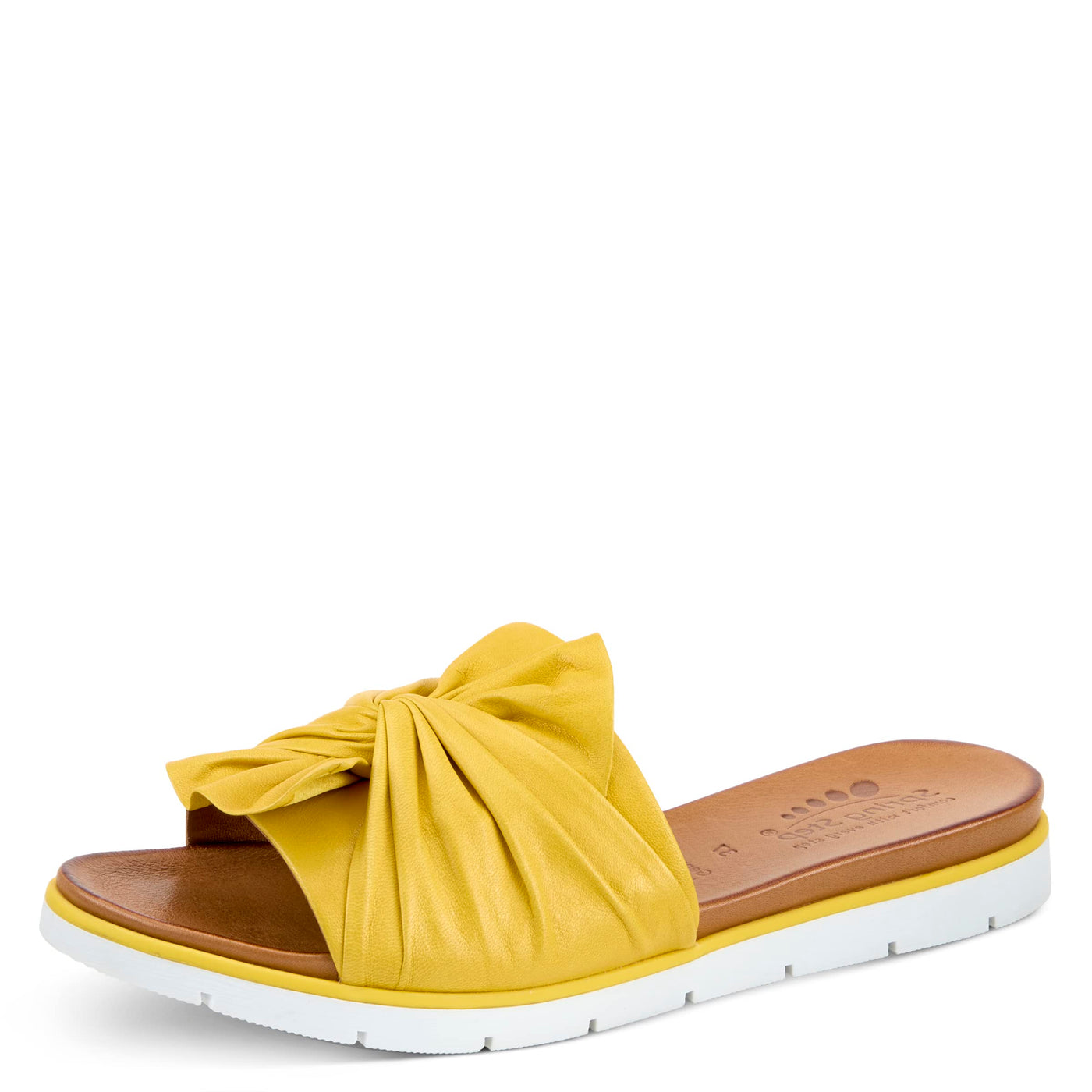 Spring Step Women's Lavona Sandal, Yellow, 5.5-6