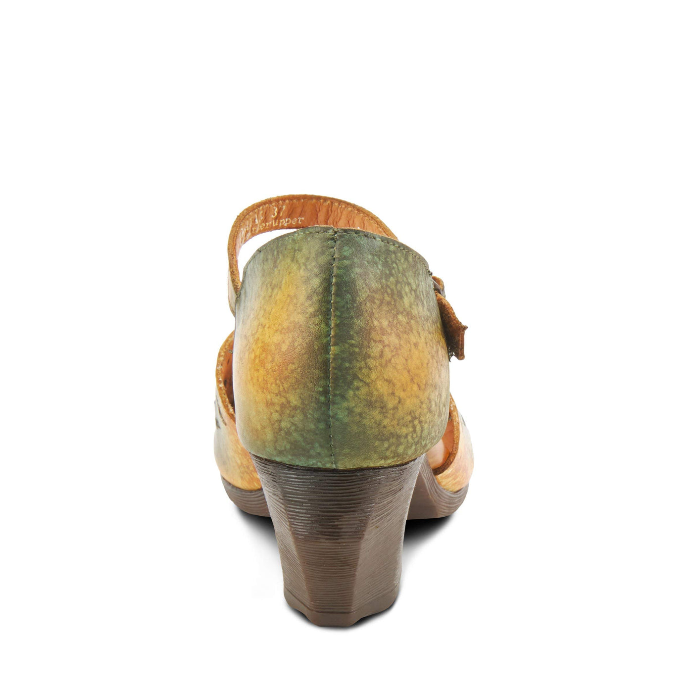 Spring Step L'Artiste Women's Posadas Mary Jane Shoe Yellow Multi EU 38 / US 7.5-8