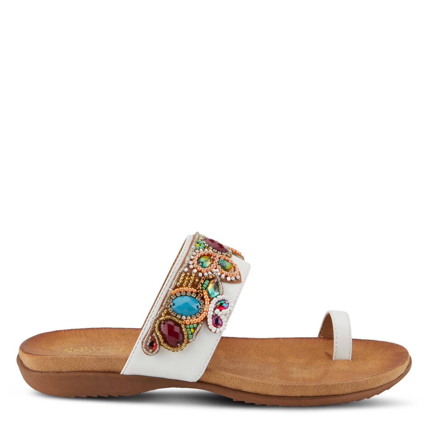 PATRIZIA Women's Amalfi Slide Sandal White EU 36 / US 5.5-6