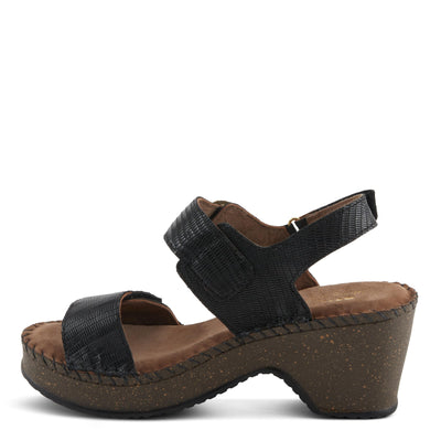 Spring Step CHENDA Women's Demi Wedge Sandals - Stylish & Comfortable, Sumptuous Suede Footbed