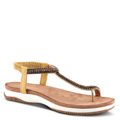 PATRIZIA Women's Kummi Thong Sandal Mustard EU 38 / US 7.5-8