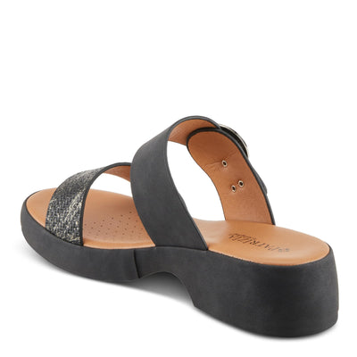 PATRIZIA Women's FENNA Two-Strap Platform Sandals Black EU 36 / US 5.5-6