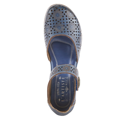 Spring Step L'Artiste Women's Americana Wedge Mary Jane Shoe Navy EU 41 / US 9.5-10