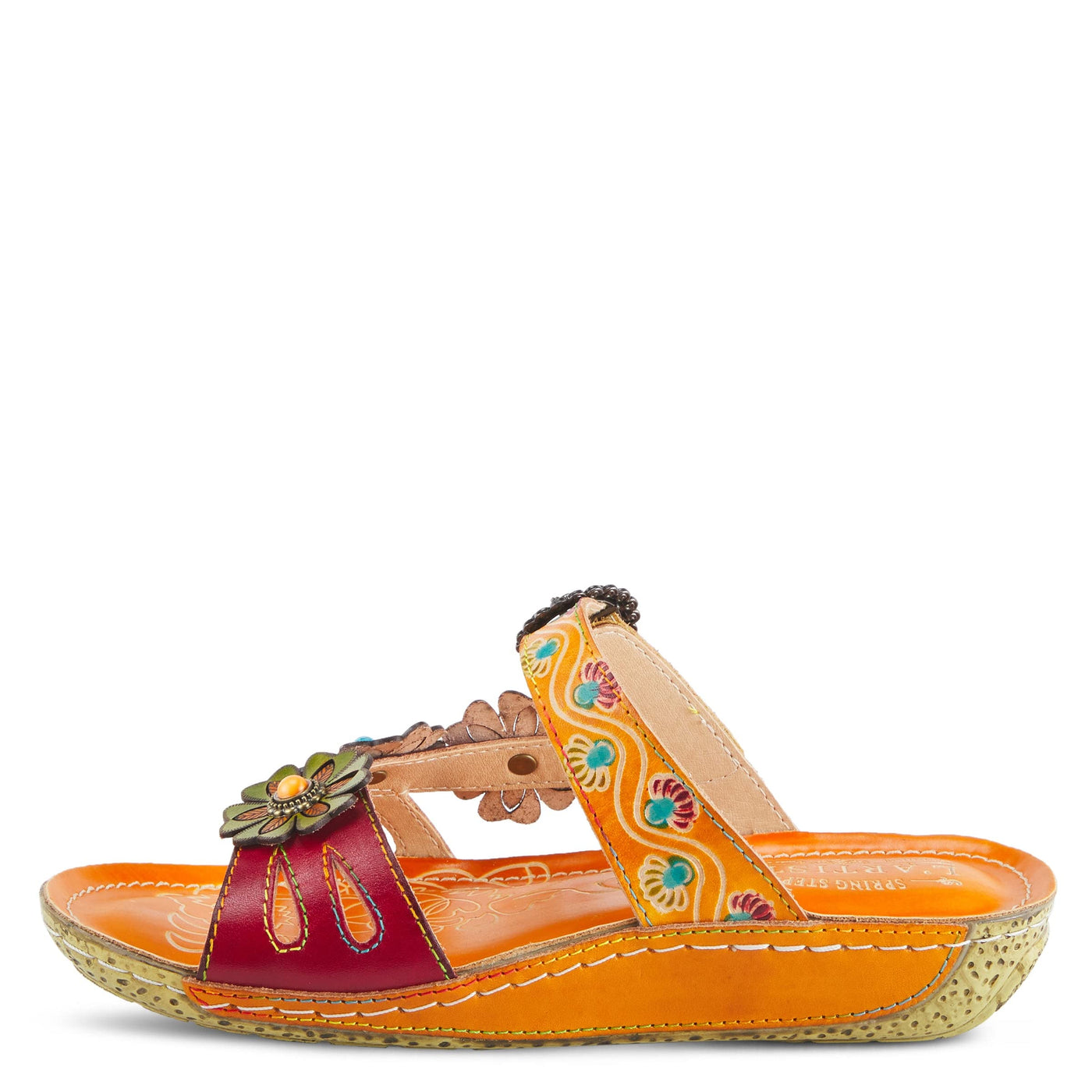 L'Artiste by Spring Step Ariala Mango Multi EU 37 (US Women's 6.5-7) M