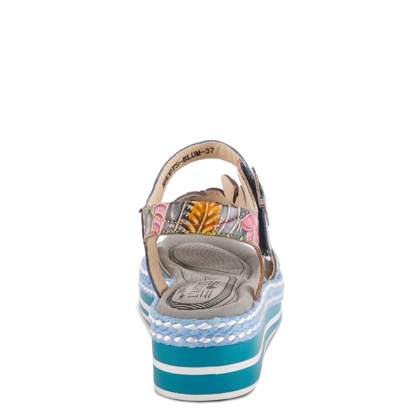 Spring Step L'Artiste Women's Rhodys Sandals Blue Multi EU 35 / US 5