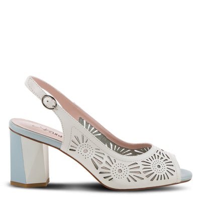 Azura Women's Engagement Heeled Sandal, White Multi, 9.5-10