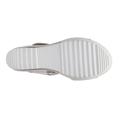 Spring Step L'Artiste Women's Elona Slingback Sandal White EU 41 / US 9.5-10