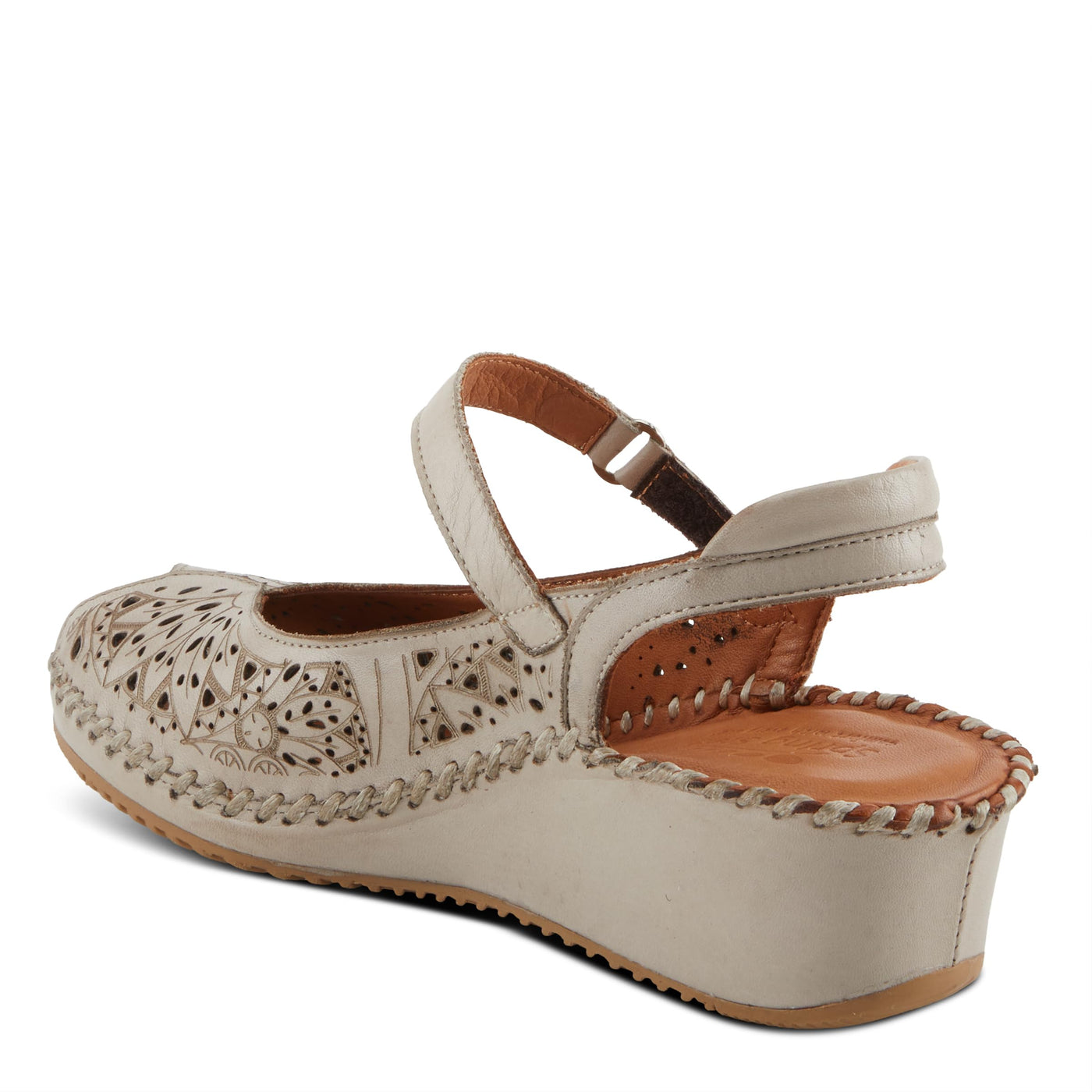 Spring Step Women's Santonio Sandal, Light Grey, 9