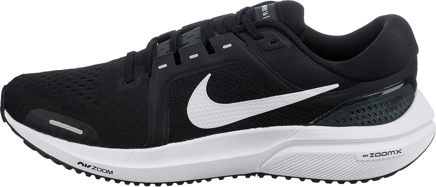 Nike Men's Air Zoom Vomero 16 Running Shoe, Black/White/Anthracite, 8.5