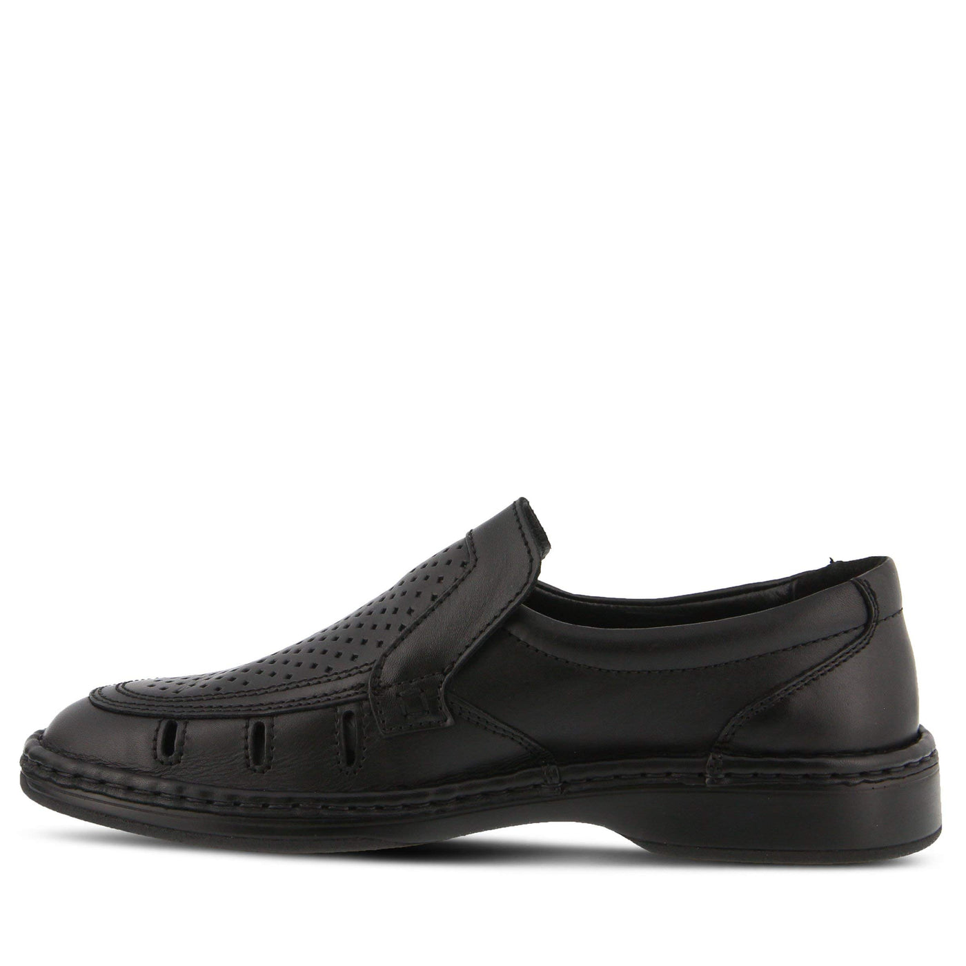 Spring Step Men's Apollo Loafer Flat, Black, 10.5-11