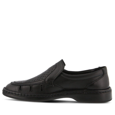 Spring Step Men's Apollo Loafer Flat, Black, 10.5-11