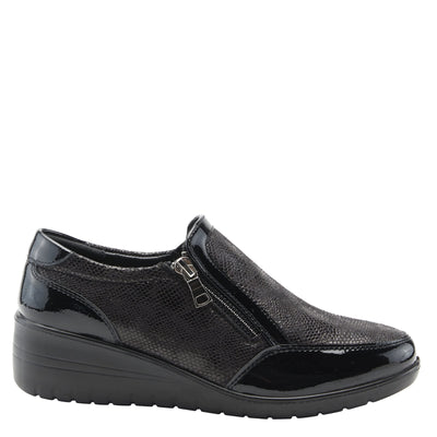 Flexus Women's Concha Black Shoes EU 39 / US 8.5