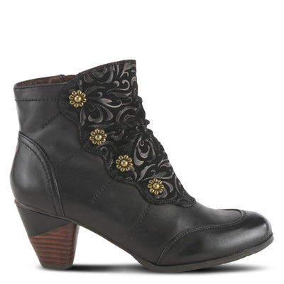 L�Artiste by Spring Step Women's Belgard Ankle Bootie, Black, 42 EU/10.5-11 M US