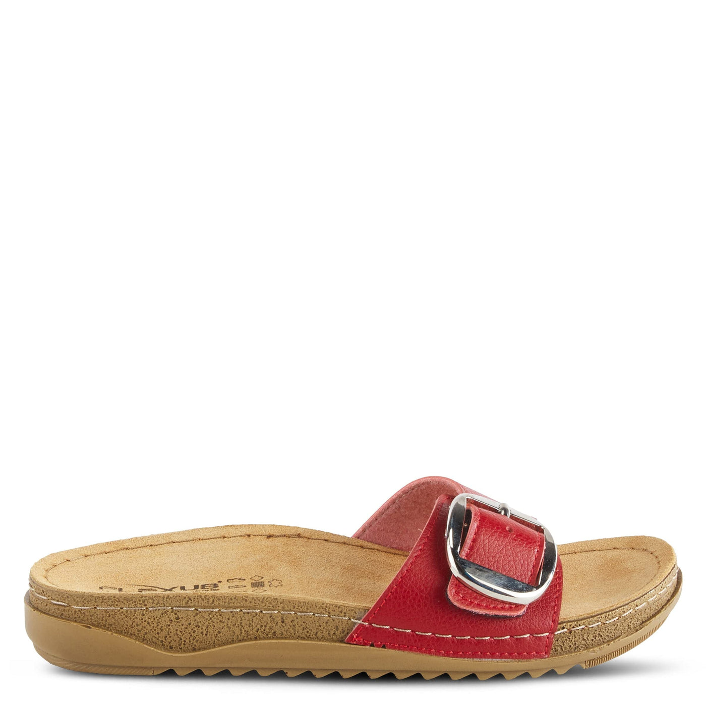 Flexus Women's Baronca Slide Sandal Red EU 37 / US 6.5-7