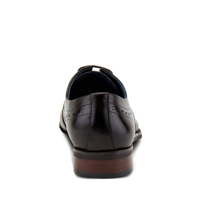 Spring Step Men's Charlie Oxford, Black, 8-8.5 Medium US