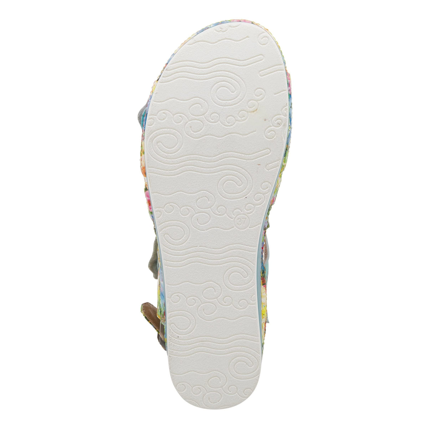 Spring Step L'Artiste Women's Joelina-Dazi Ankle Strap Sandal Turquoise Multi EU 41 / US 9.5-10