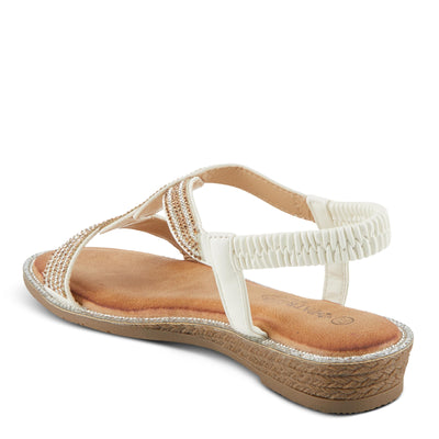 PATRIZIA Women's INVITE Flat Sandals White EU 40 / US 9