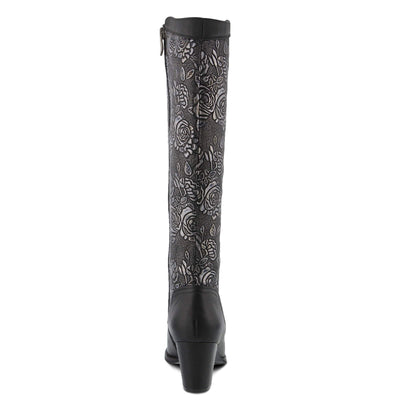 L'ARTISTE by Spring Step Neena Black Multi Shoe US 7.5-8