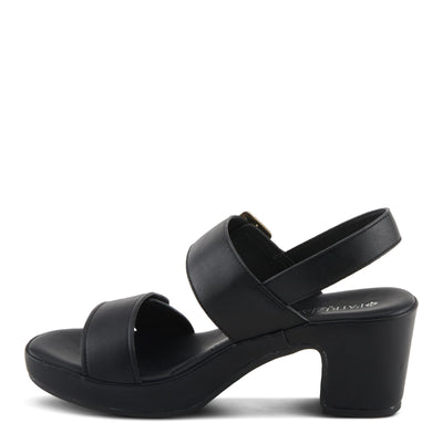 PATRIZIA Women's SANDLIN Slingback Heeled Sandals Black EU 37 / US 6.5-7