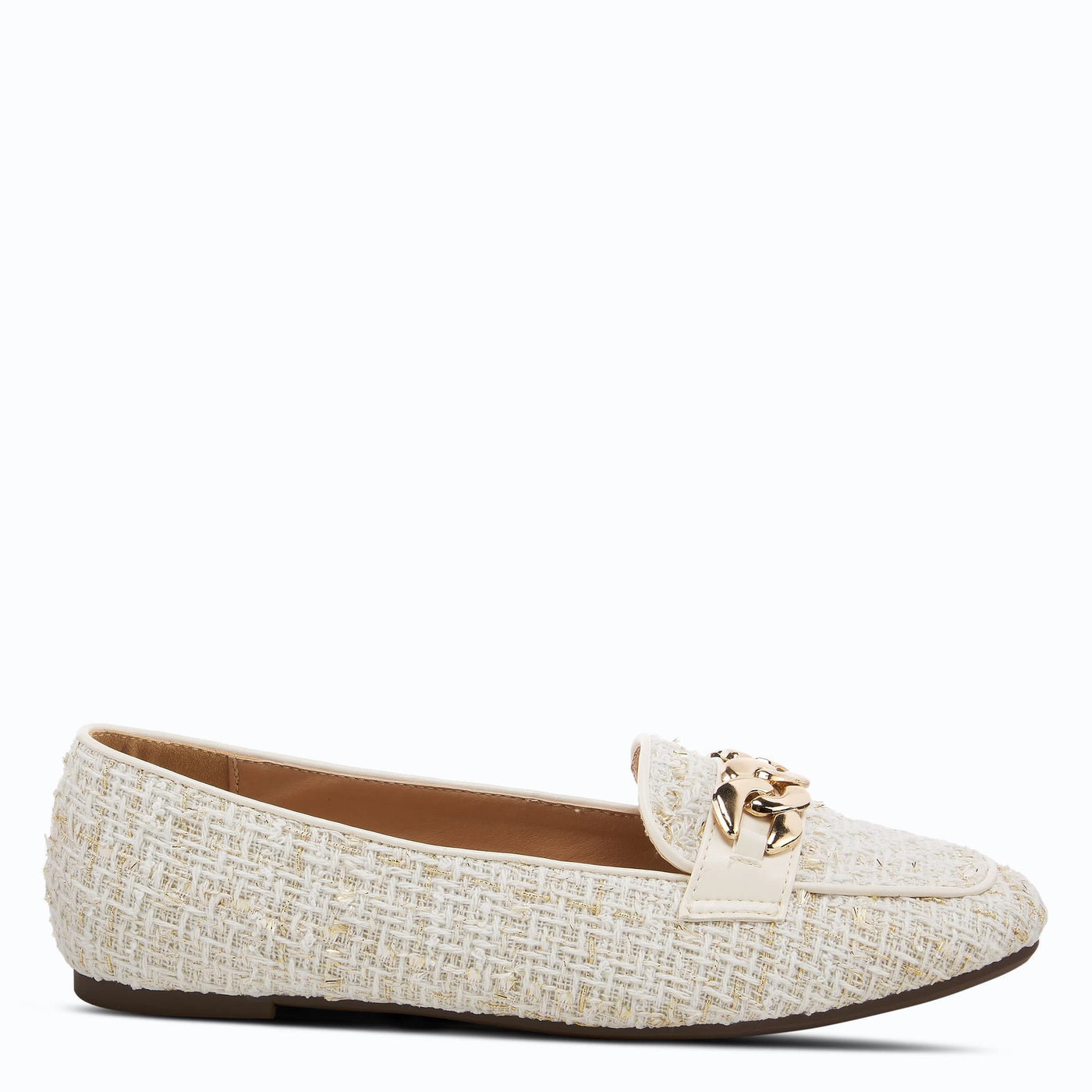 PATRIZIA Women's Boucle Slip-On ShoeOff White EU 38 / US 7.5-8