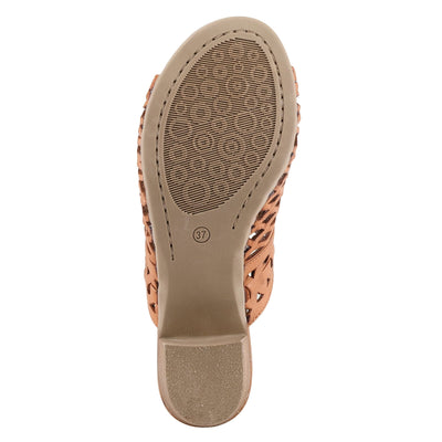 Spring Step Women's Anika Slide Sandal Camel EU 37 / US 6.5-7