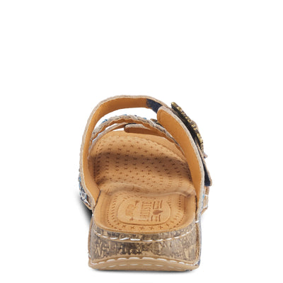 Spring Step L'Artiste Women's Astra Slide Sandal Blue EU 37 / US 6.5-7