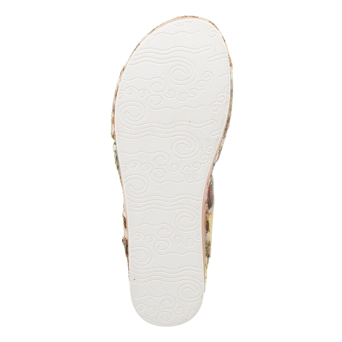 Spring Step L'Artiste Women's Joelina-Dazi Ankle Strap Sandal Yellow Multi EU 38 / US 7.5-8