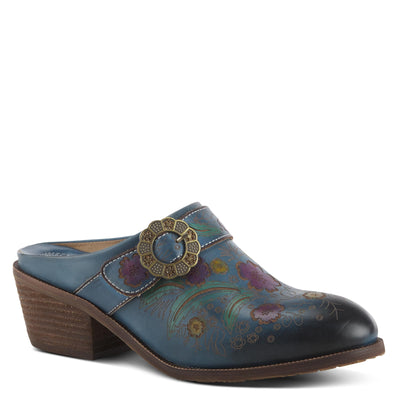 Spring Step L'Artiste Women's Zoozi Leather Mule Blue EU 35 / US 5