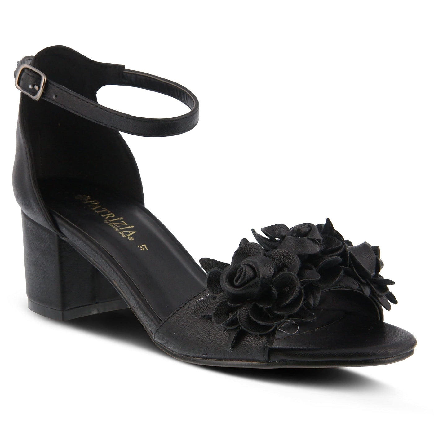 PATRIZIA Women's Tomika Sandals Black EU 38 / US 7.5-8
