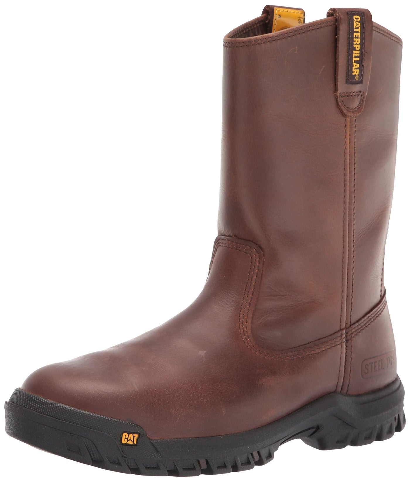 Cat Footwear Men's Drawbar Steel Toe Construction Boot, Summer Brown, 6.5