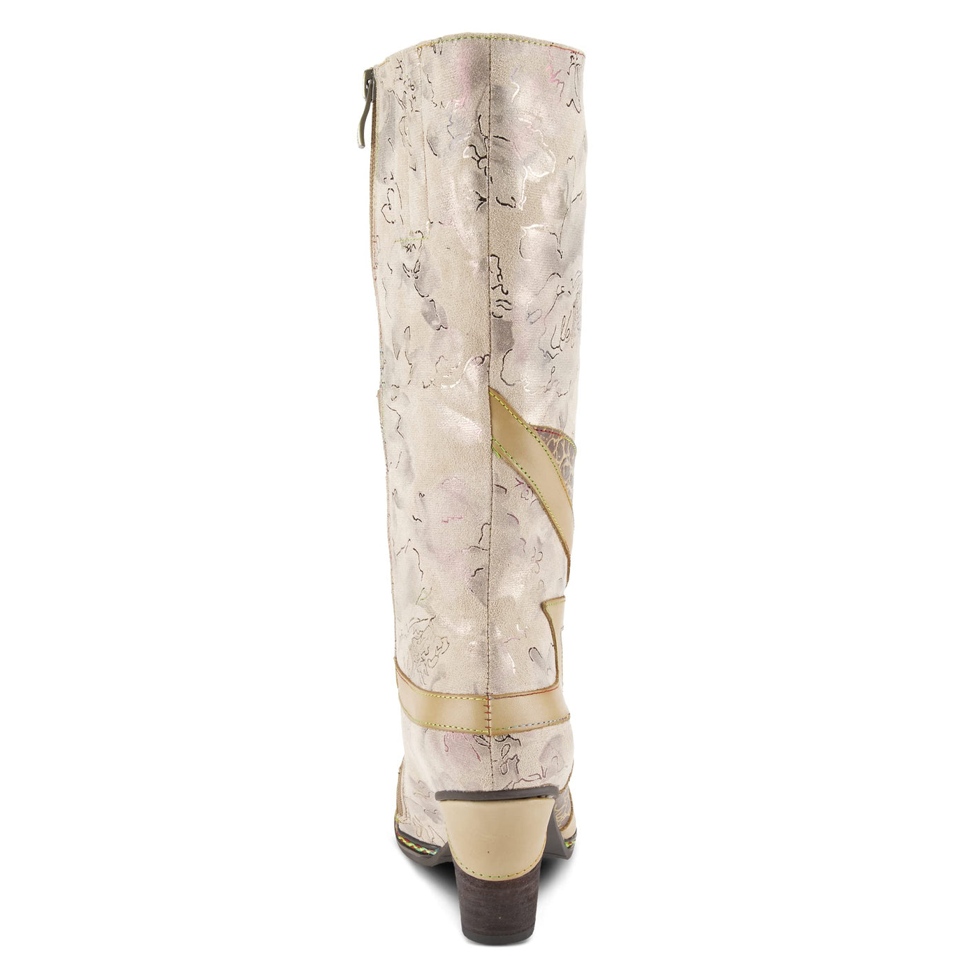 Spring Step L'Artiste Women's Malagie-Croco Boots Beige Multi EU 37 / US 6.5-7