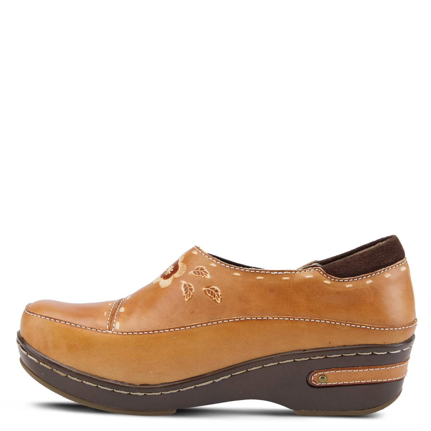 L'artiste by Spring Step Women's Burbank Mule, Natural, 42 EU/10.5-11 M US