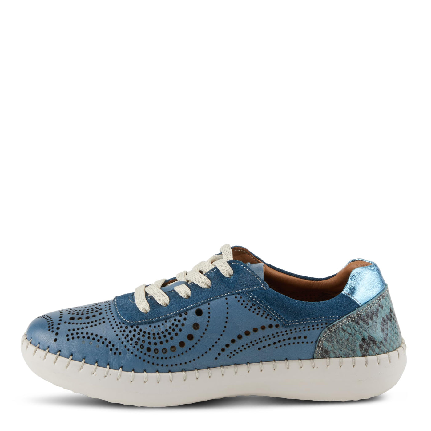 Spring Step Women's Jumilla Lace-Up Shoe Blue EU 39 / US 8.5