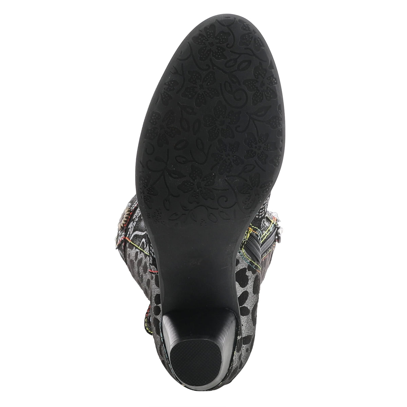 L'Artiste by Spring Step Dessalta Black Multi EU 38 (US Women's 7.5-8) M