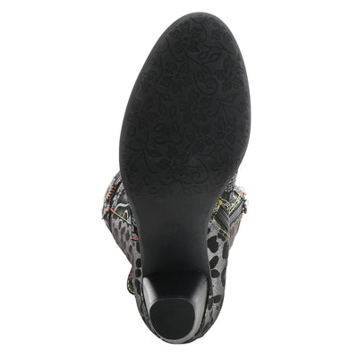 L'Artiste by Spring Step Dessalta Black Multi EU 38 (US Women's 7.5-8) M