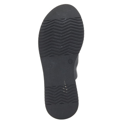 Spring Step Women's EBOSIA Slide Sandal Black EU 39/8.5