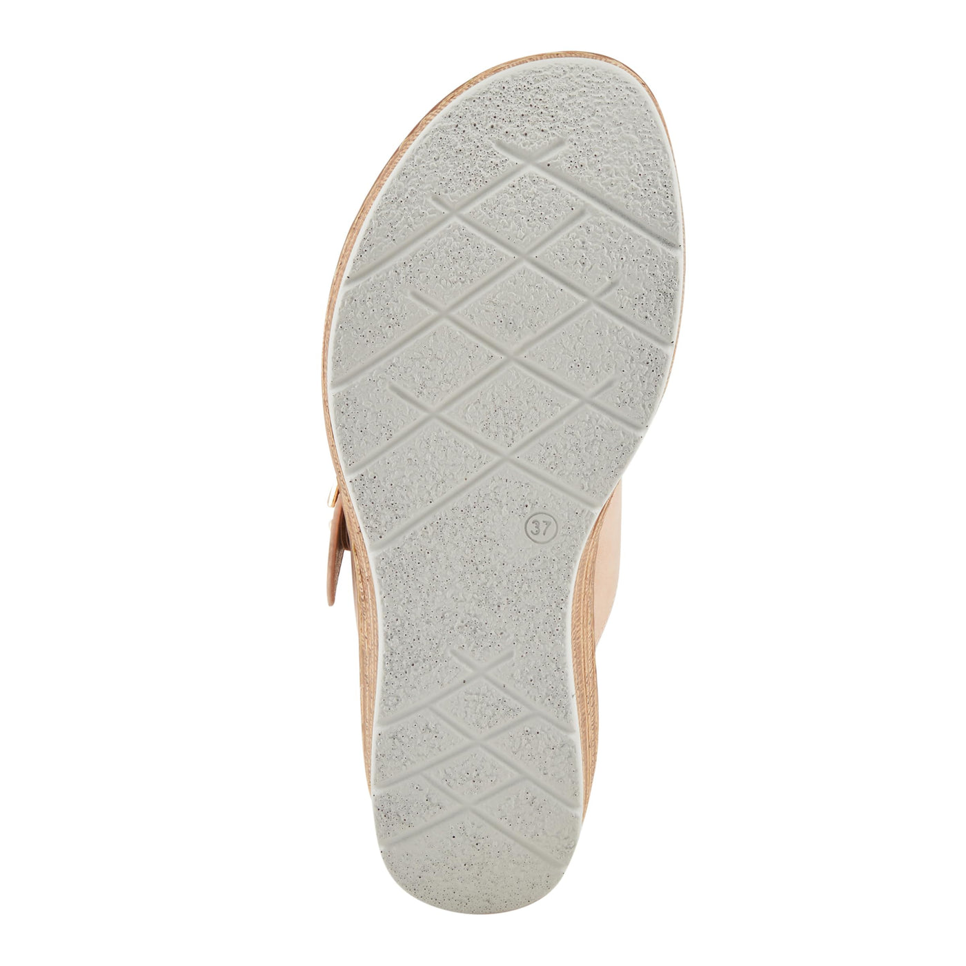 PATRIZIA Women's SHARONDA Asymmetrical Slide Wedge Sandals Blush Metallic EU 41 / US 9.5-10