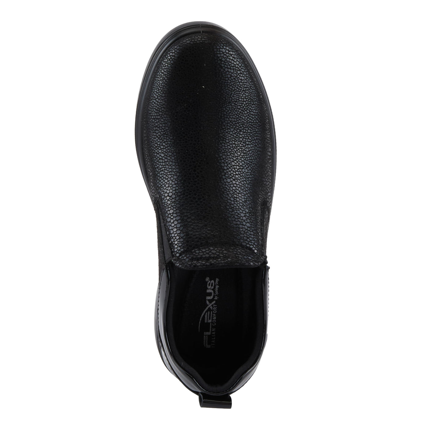 Flexus Women's WRENLY Slip-On Shoes with Faux Leather Upper, Comfortable Fit, and Rubber Outsole Black EU 39 / US 8.5
