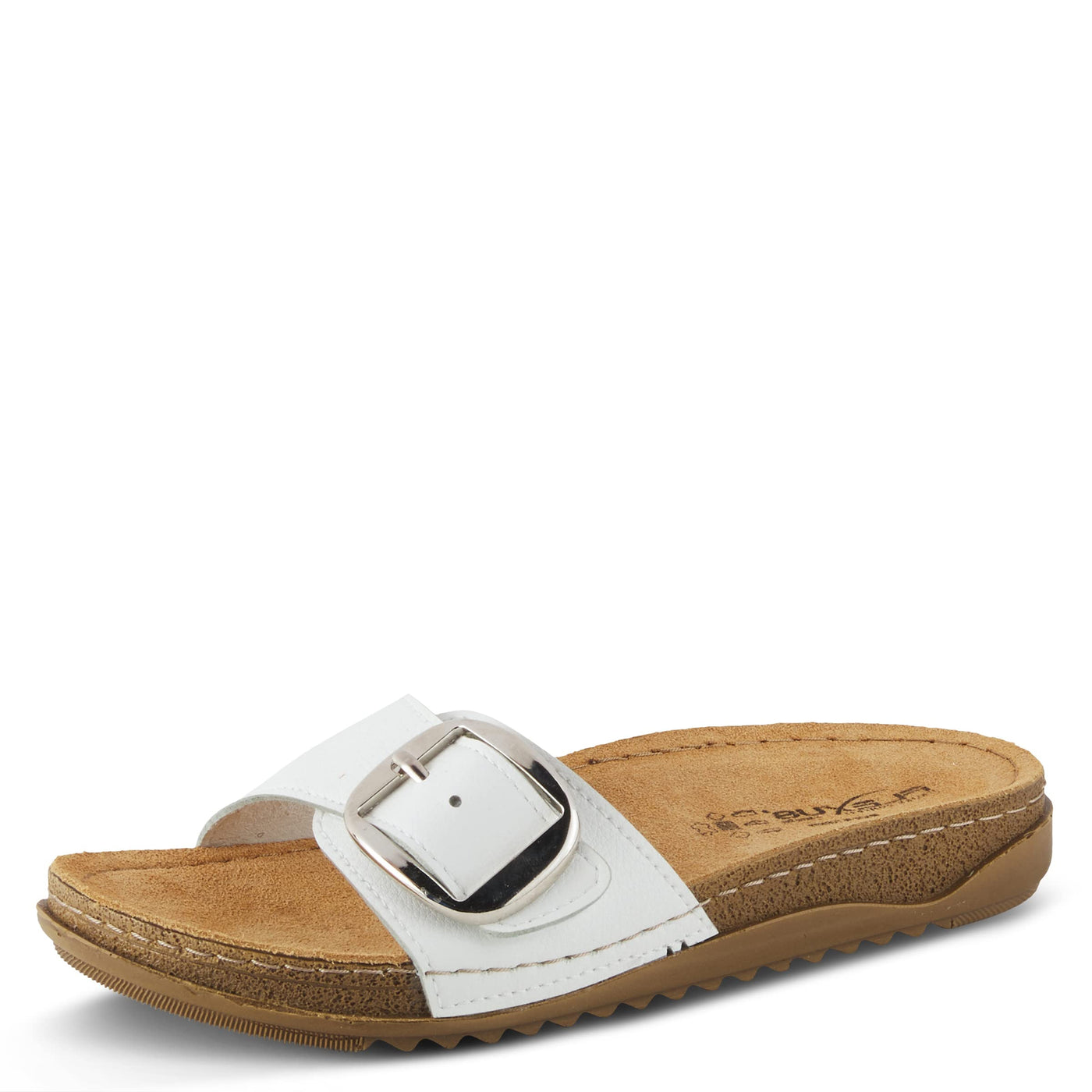 Flexus Women's Baronca Slide Sandal White EU 39 / US 8.5