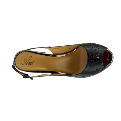 Azura Women's Necolee Slingback Sandal Black EU 36 / US 5.5-6