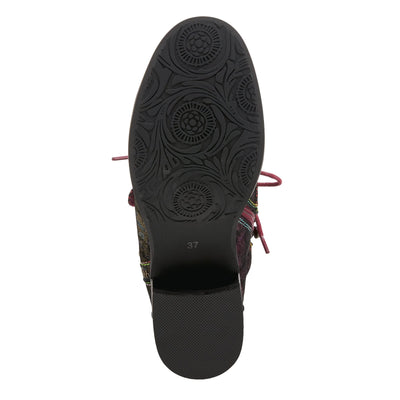 Spring Step L'Artiste Women's Chrissy Bootie Red Multi EU 41 / US 9.5-10