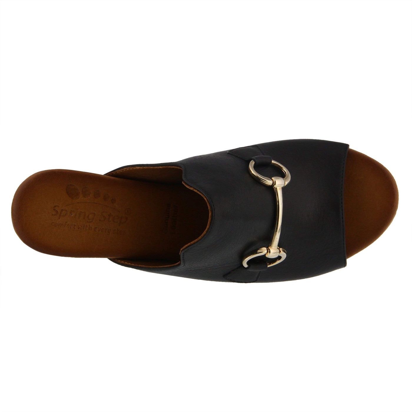 Spring Step Women's DEISYLUV Sandal, Black, 5.5-6