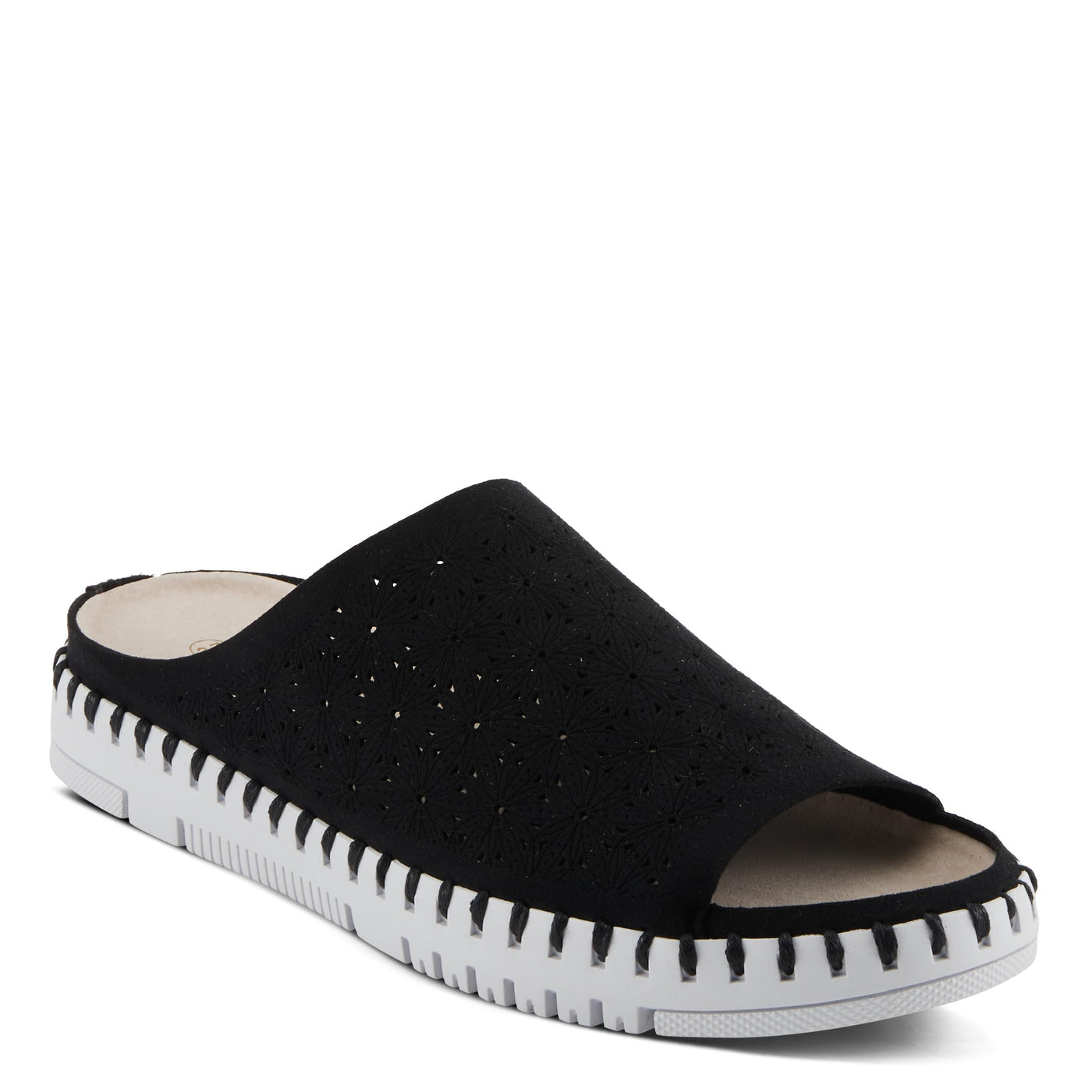 PATRIZIA Women's CANOPY Slide Flat Sandals Black EU 41 / US 9.5-10