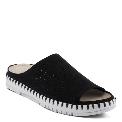 PATRIZIA Women's CANOPY Slide Flat Sandals Black EU 41 / US 9.5-10