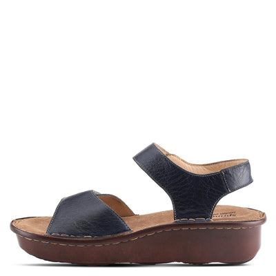 Spring Step Women's Toca Ankle Strap Sandal Navy EU 42 / US 10.5-11